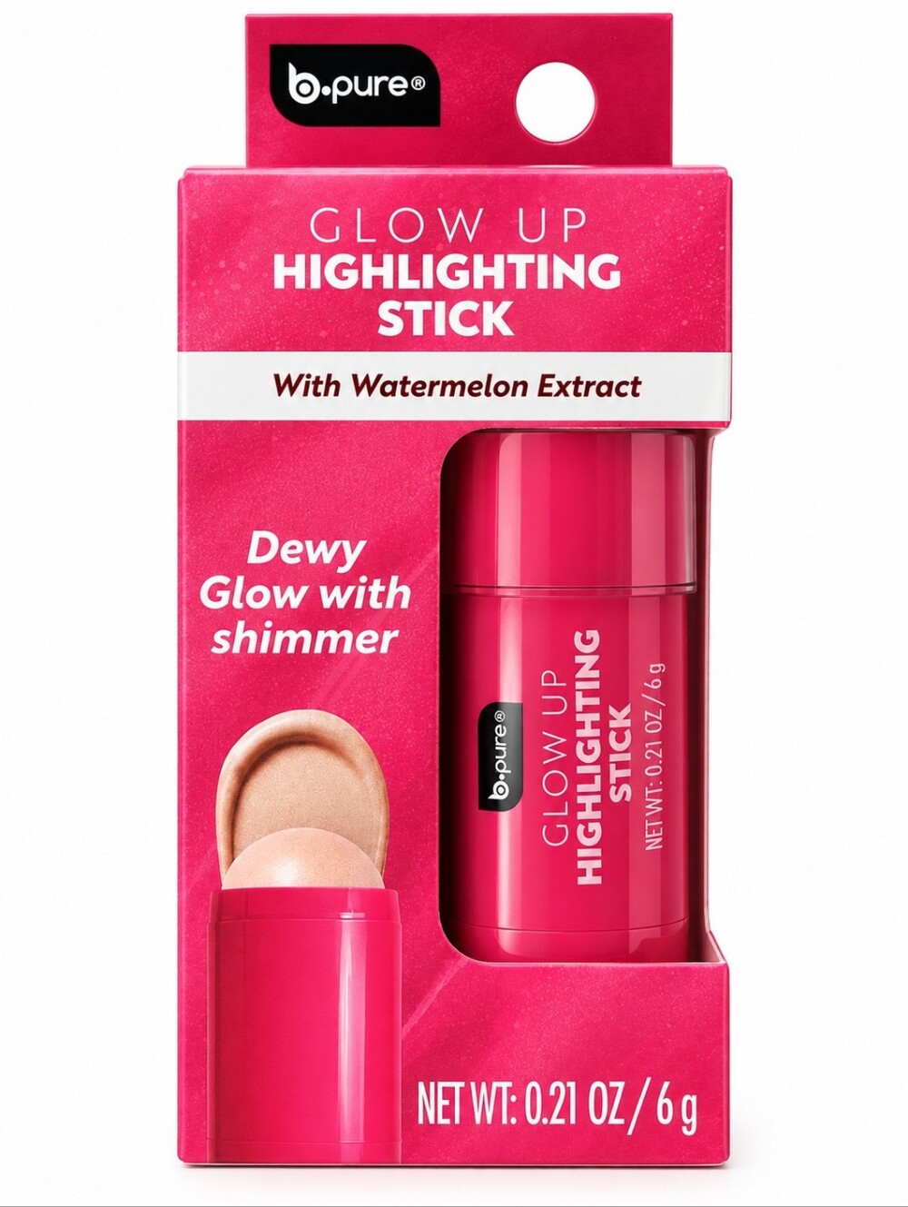 Glow Up Highlighting Stick with Watermelon Extract 0.21 OZ